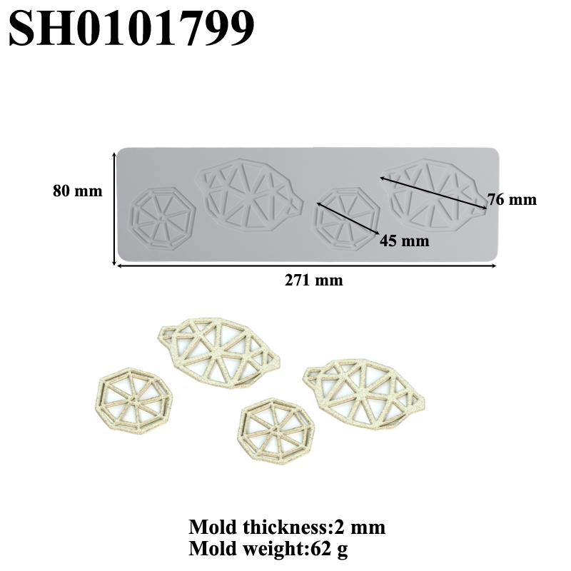 Кружевной коврик для торта Meibum Формы для выпечки с листьями и фруктами Формы для помадки для тортов Сахарные поделки Силиконовые формы Инструменты для украшения десертов