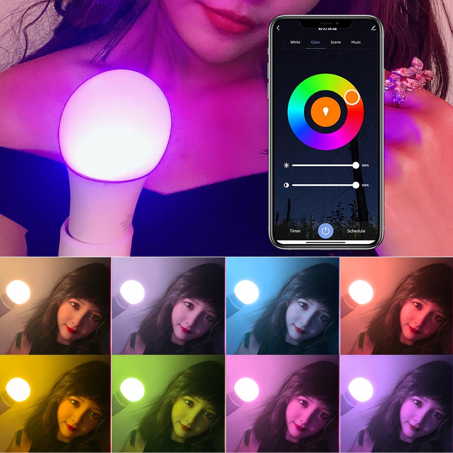 Tuya WIFI Smart LED Bulb Smart Life APP-управление 12 Вт 15 Вт 18 Вт E27 85-265 В Alexa Lamp Google Assisatnt Yandex Alice Voice Control