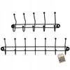 Clothes Hanger Holder Black 5 + 7 Hooks