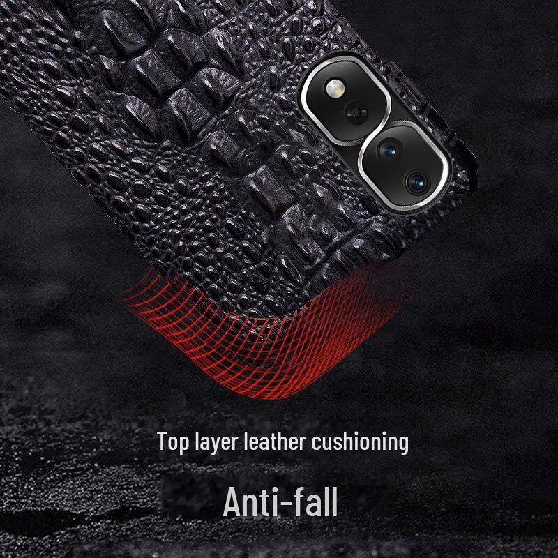 Кожаный чехол с узором «Голова дракона из воловьей кожи» для Honor 20 Pro и Honor 20 Youth Edition