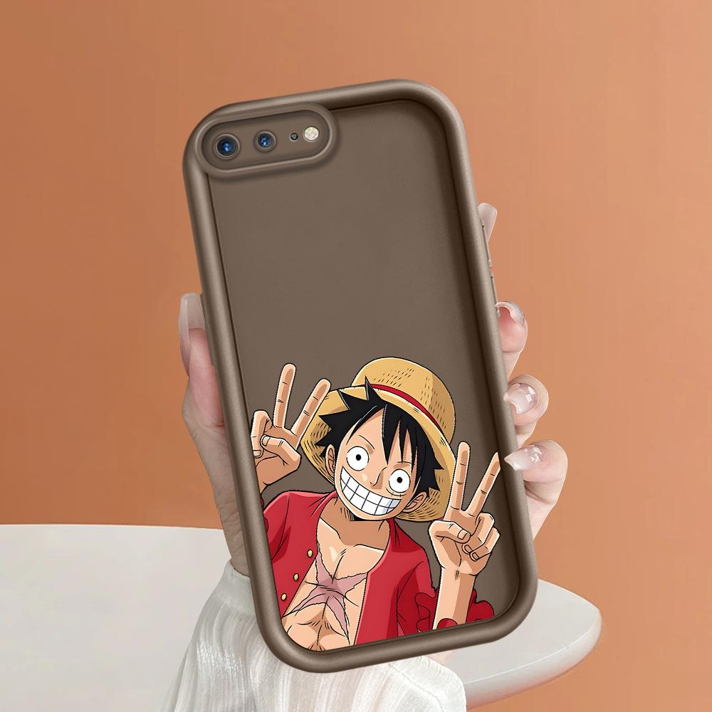 Чехол для телефона с узором «Счастливый Луффи» для iPhone Samsung Galaxy Xiaomi Redmi POCO HUAWEI Honor противоударный резиновый чехол