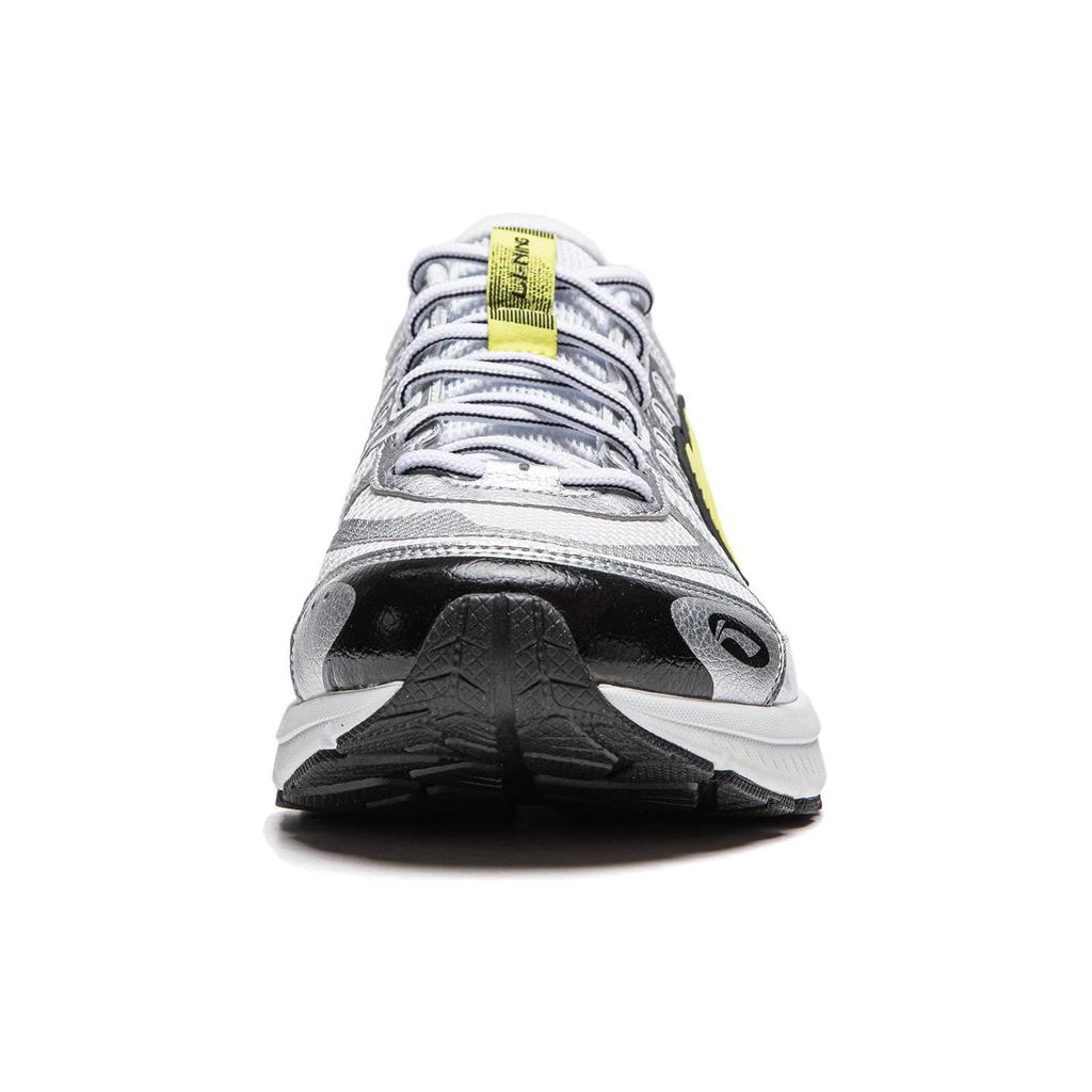 Li Ning Fuyao 1.0 V3 Тканевая амортизация, износостойкие, низкие, повседневные, для бега, мужские, белые с серебром ARXU003-4