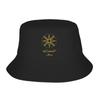 Assyrian Anunnaki  Bucket Hat For Women  FisherUnisex Hats Vintage Travel Hiking Caps Portable Hip Hop Pattern Sun Hats