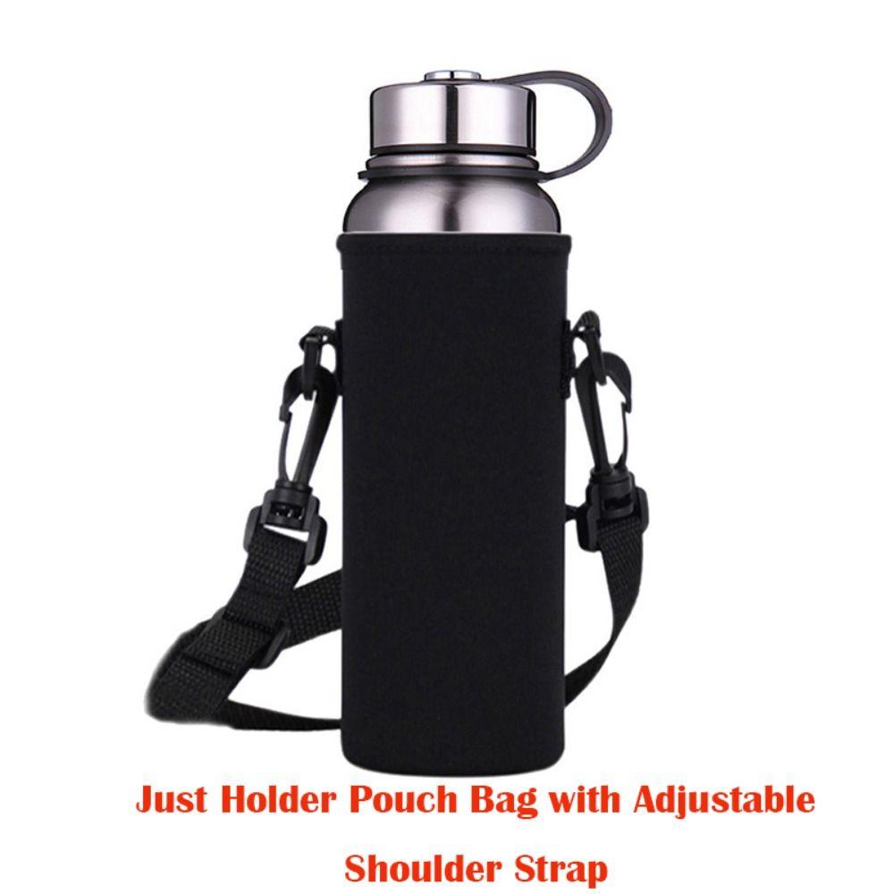 Полезный чехол с ремешком, портативный чехол для бутылки с водой с рукавом для чашки, чехол для бутылки с водой с вакуумной чашкой и рукавом