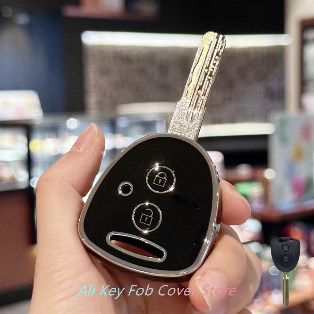 Чехол для брелока с ремешком для ключей для TOYOTA Grand New Avanza Daihatsu Xenia PERODUA Alza Myvi Axia Perodua 2 кнопки