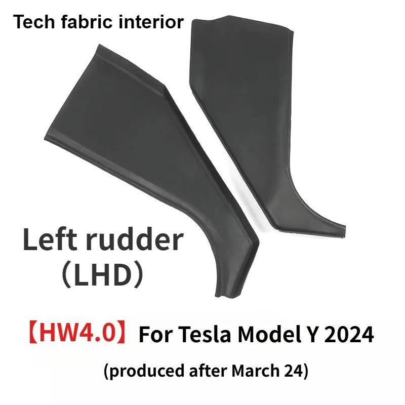 Anti Kick Pad for Tesla Model Y 2021-2023 Front Door Rest Pedal Side Guards Protector Sticker Protection Cover Modely HW4.0 2024