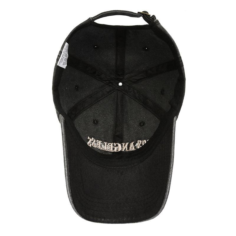 Новая зеленая бейсболка женская с потертостями и вышитыми буквами шипами мягкая кепка мужская весенне-летняя шляпа от солнца