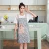 Breathable Long Sleeve Apron Protective Suspender Work Dress Cleaning Apron  Home Kitchen