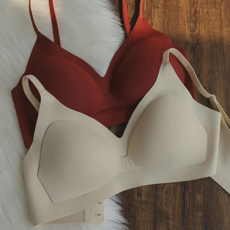 Comfortable Seamless Wireless Bra for Small Chest - Smooth One-Piece Design