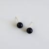 modernlike 14k onyx black earrings