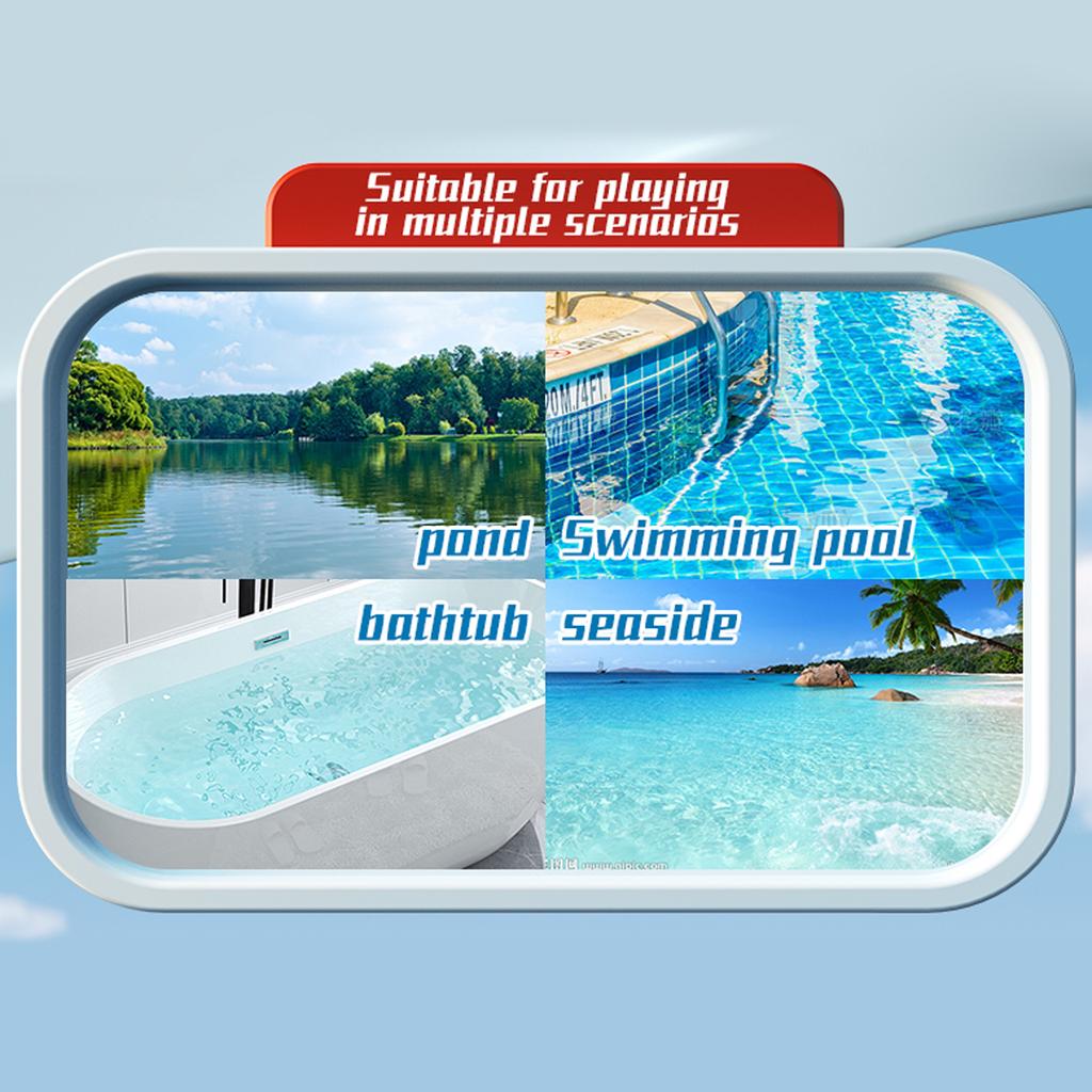 Радиоуправляемая лодка, 2,4 ГГц, водонепроницаемая, перезаряжаемая скоростная лодка для бассейнов и озер, мини-игрушки-трюкачи для детей