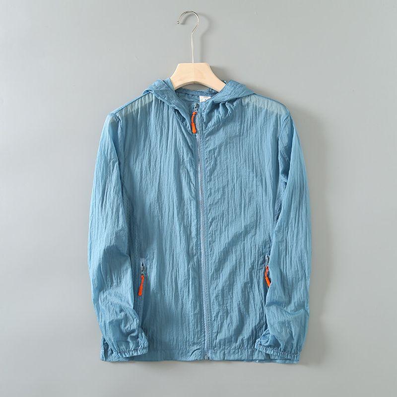 Экспорт Экспорт Товары для дома Лазерная перфорация Одежда для защиты от солнца Мужская защита от УФ Японский оригинал Одноразовая этикетка Одежда-скин с капюшоном