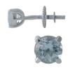 Серебряные серьги с натуральным топазом 1.238ct (2020547)