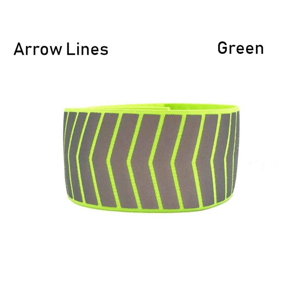 Ремешок для крепления велосипеда Спортивная лента Предупреждение о безопасности велосипеда Повязка на руку Светоотражающие полосы для езды на велосипеде