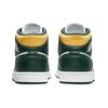 Мужские кроссовки Air Jordan 1 Mid Sonics White Noble-Green Pollen 554724-371