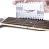 Stainless Steel Guitar String Action Ruler String Pitch Ruler Guitar Measuring Gauge Tool 89*51mm