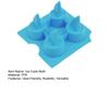 Форма для льда «Призрачная акула» Силиконовая форма для кубиков льда 3D Забавная форма Шоколадная помадка DIY Аксессуары для бара, вечеринки, напитков Набор для изготовления свечей и конфет