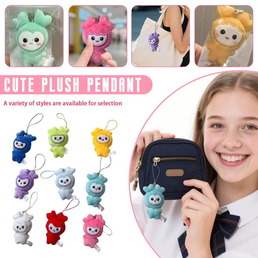Плюшевый кулон-брелок с идолом, Плюшевый кулон-кукла, Кулон-кукла, Кулон Цзыцзы Цзяо, Подарок в поддержку идола