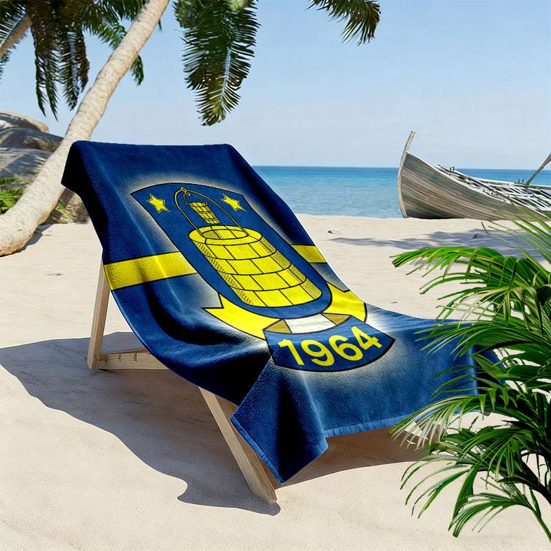 Brøndby IF Print Beach Towel, Large Soft Quick Dry Towel for Beach Camping Swimming