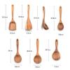 Jankng Wood Kitchenware Cooking Utensils Set Non-stick Wooden Shovel Spoon Colander Kitchen Tableware Tool Household Kitchen Tools