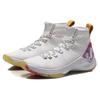 Li Ning CF Tracing The Heart Of Supo Нескользящие Легкие Высокие Винтажные Баскетбольные Кроссовки Мужские Белые ABAN035-6