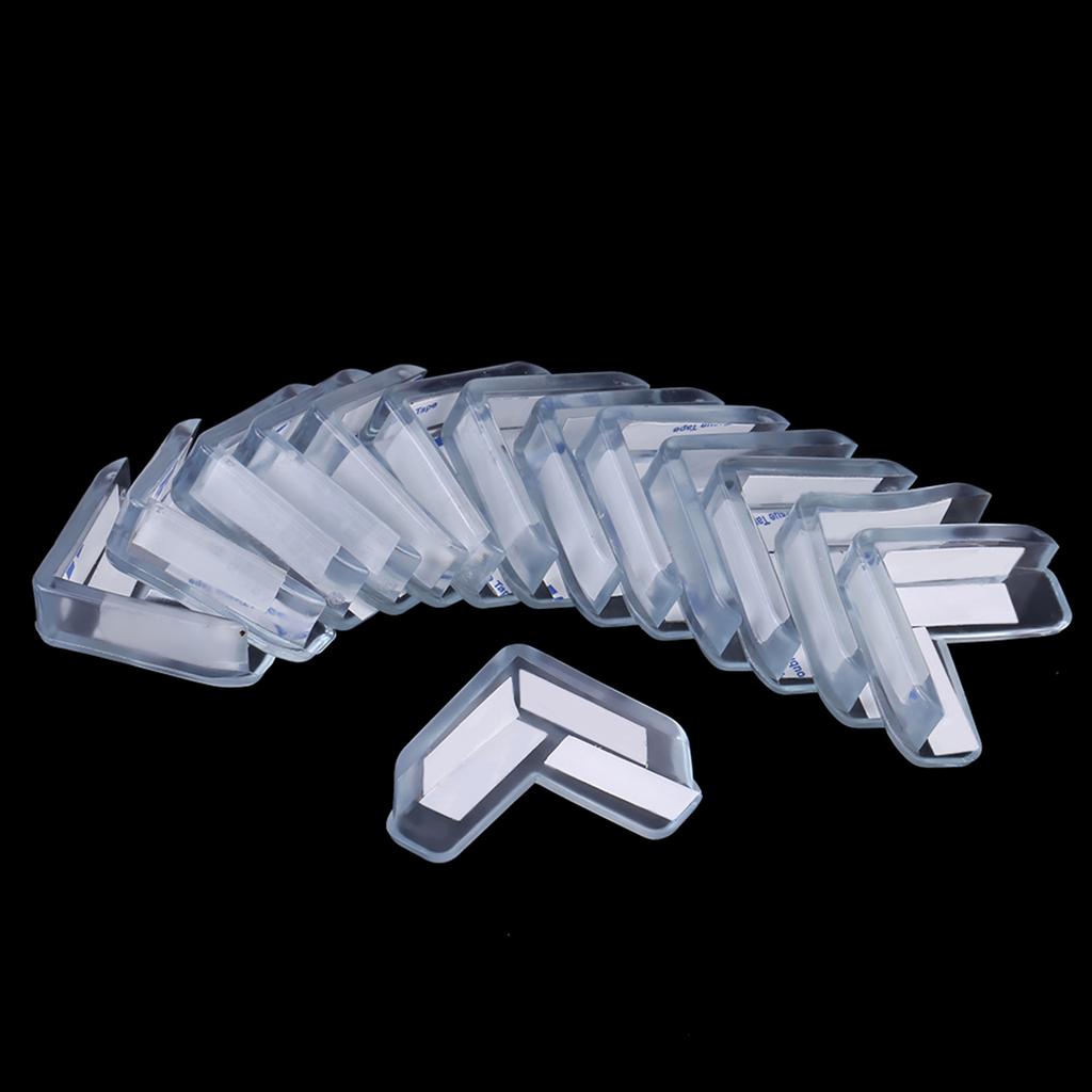 15Pcs Baby Kid Safety Transparent Protector Pad Furniture Edge Table Corner Protection