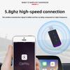 2 in1 Wireless CarPlay Dongle for OEM Wired CarPlay Carbon USB Wired To Wireless CarPlay Android Auto Plug and Play Mental Shell