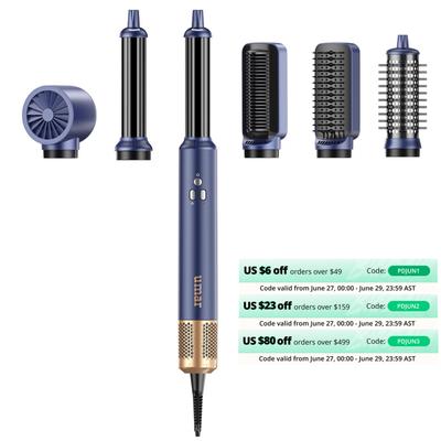 Профессиональный стайлер для волос 6 в 1 Air Wrap щипцы для завивки волос umar Hot Air Brush Multi Styler для фена Щетка 6 в 1 Multi Styler