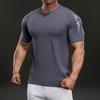 Simple and Comfortable Casual Stretch Short-sleeved T-shirt Fashion Sports Slim Fitness Outdoor T-shirt Men