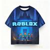 Летняя детская одежда Roblox Игровая повседневная одежда Одежда для мальчиков Девочки Аниме Футболка