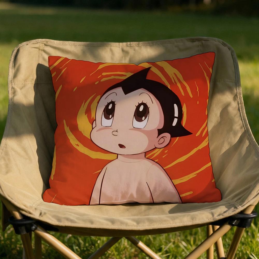 Cartoon AAstroboyS Cushion Cover Soft Reversible Durable Pillow Cover MultiScene Use for Home Car Daily Comfort