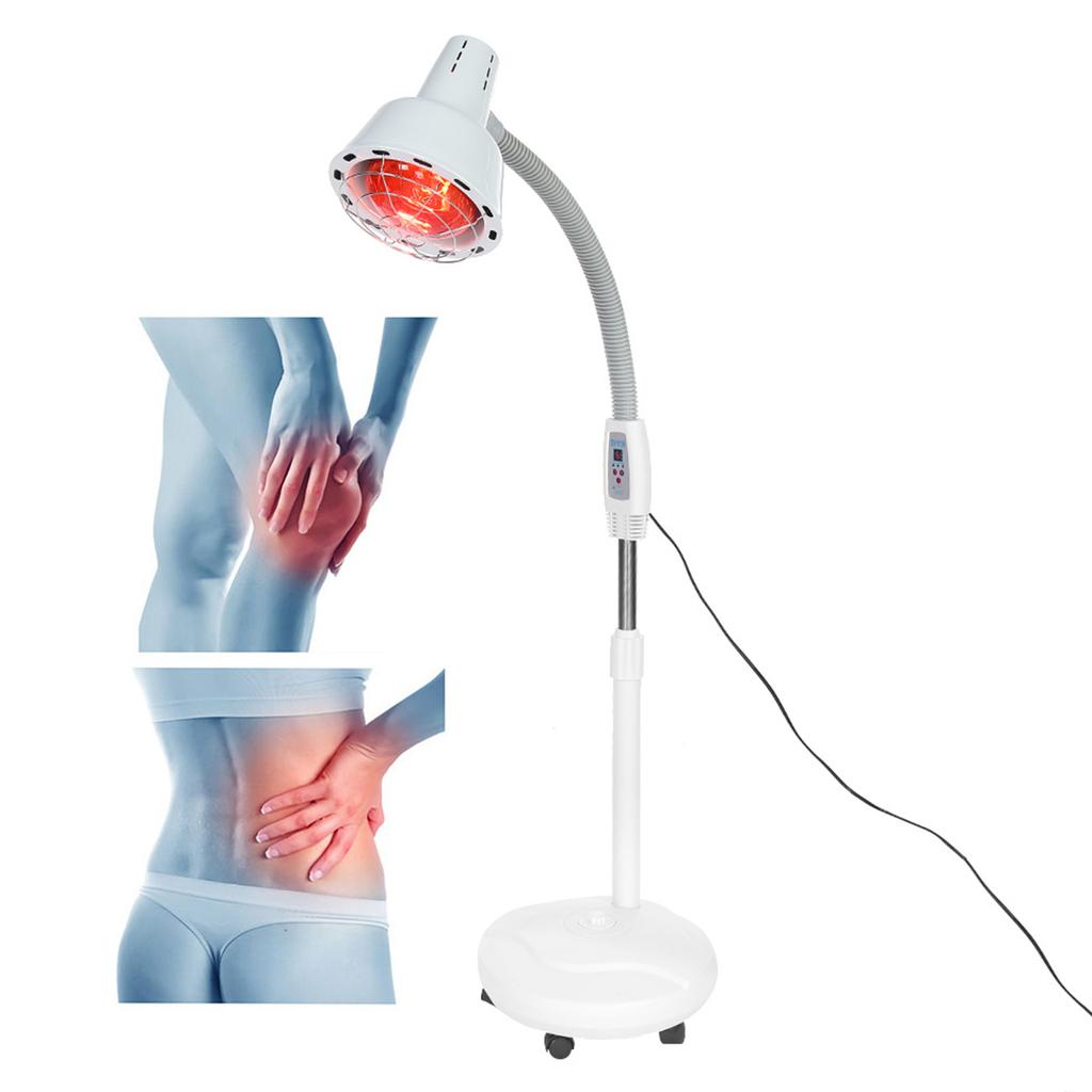 275W Infrared Light Heating Therapy Lamp Muscle Pain Cold Relief Lamp Adjustable Temperature