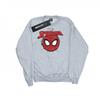 Mens Spider-Man Logo Head Sweatshirt