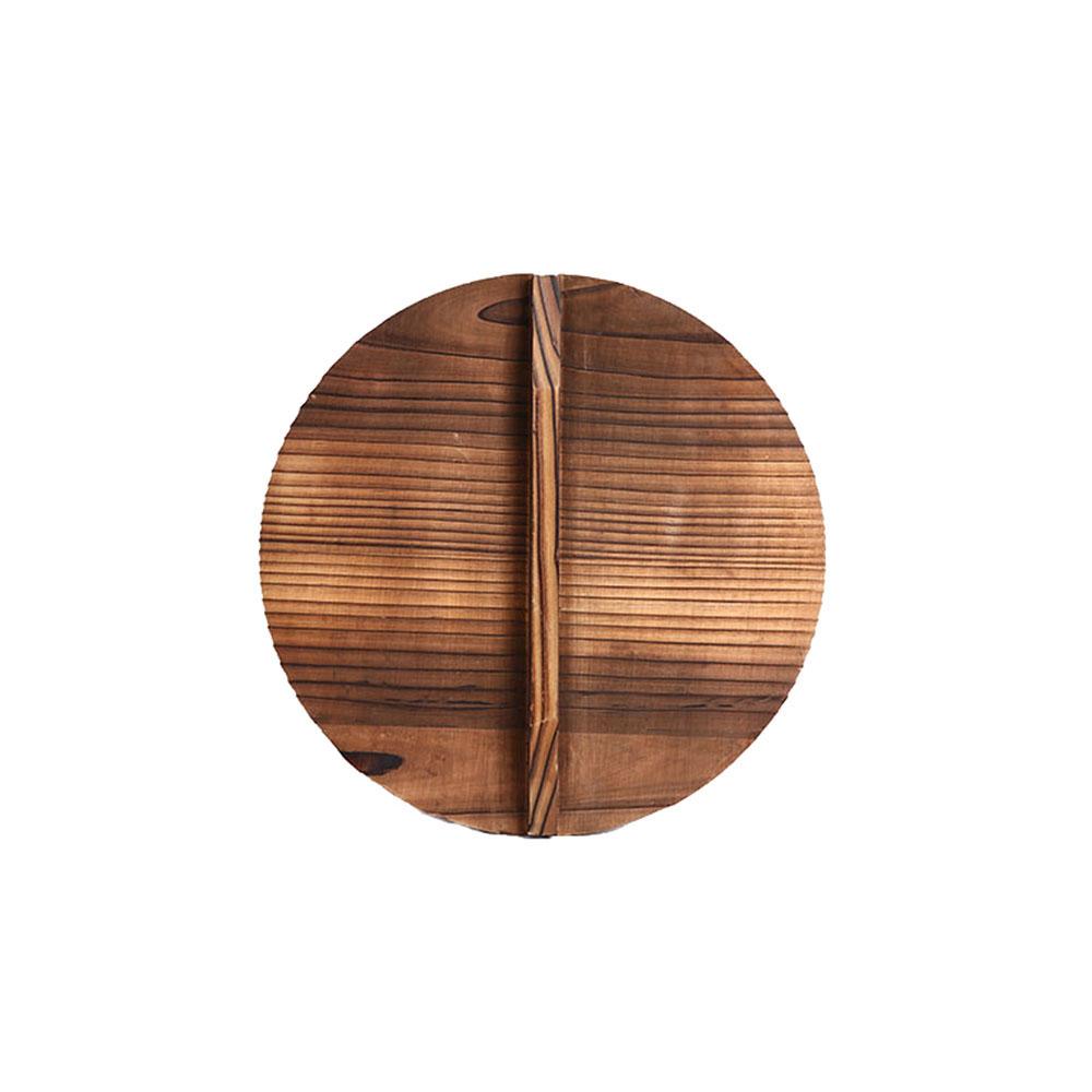 Accessories Anti-scalding Anti-overflow Pan Lid Iron Pot Cover Cookware Part Fir Wood Pot Lid