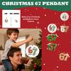 Акриловые рождественские украшения, Забавные украшения-подсказки с цифрами, Подвески
