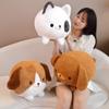 Cute Puppy Doll Girl Bed Pillow Child Sleeping Puppy Plush Toy Shiba Dog Teddy Dog
