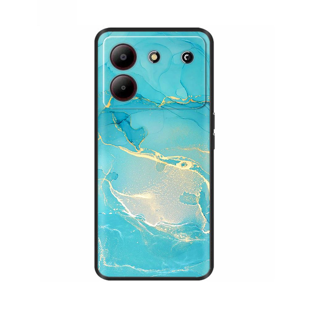 For ZTE Blade A54 Case Flower Cartoon Printed Back Cover For ZTE Blade A54 Case Coque Fundas For ZTE Blade A54 TPU Phone Cases