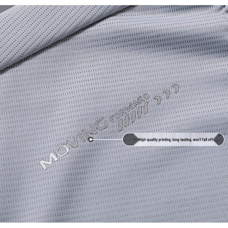 WEZHO Men's Ice Silk Quick-Dry Sports T-Shirt