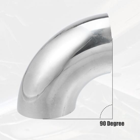 Universal  OD 2 inch 90 Degree Mandrel Bend Elbow Bend Exhaust Tube Pack of 2