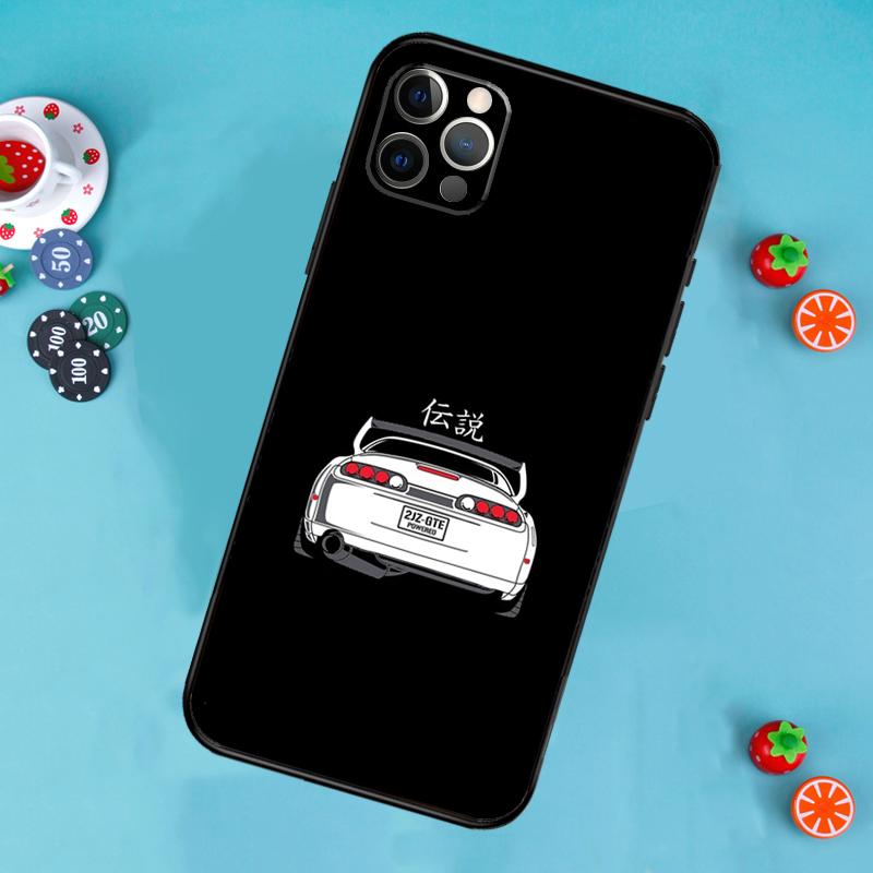 Спортивный автомобиль JDM Дрифт Чехол для телефона Для iPhone 17 Air 16 15 14 13 11 12 Pro Max 13 12 mini 15 16 Plus 16e Чехол Funda