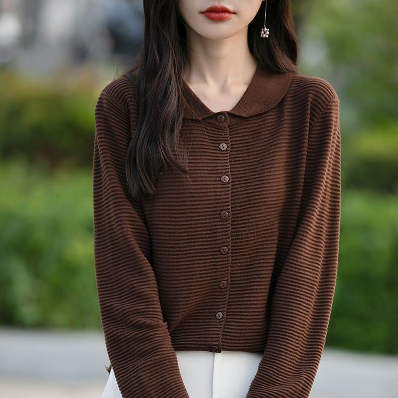 Женский легкий кардиган из 50% шерсти и 50% шелка Mulberry — универсальный трикотаж на все 4 сезона для комфорта и стиля в любое время года