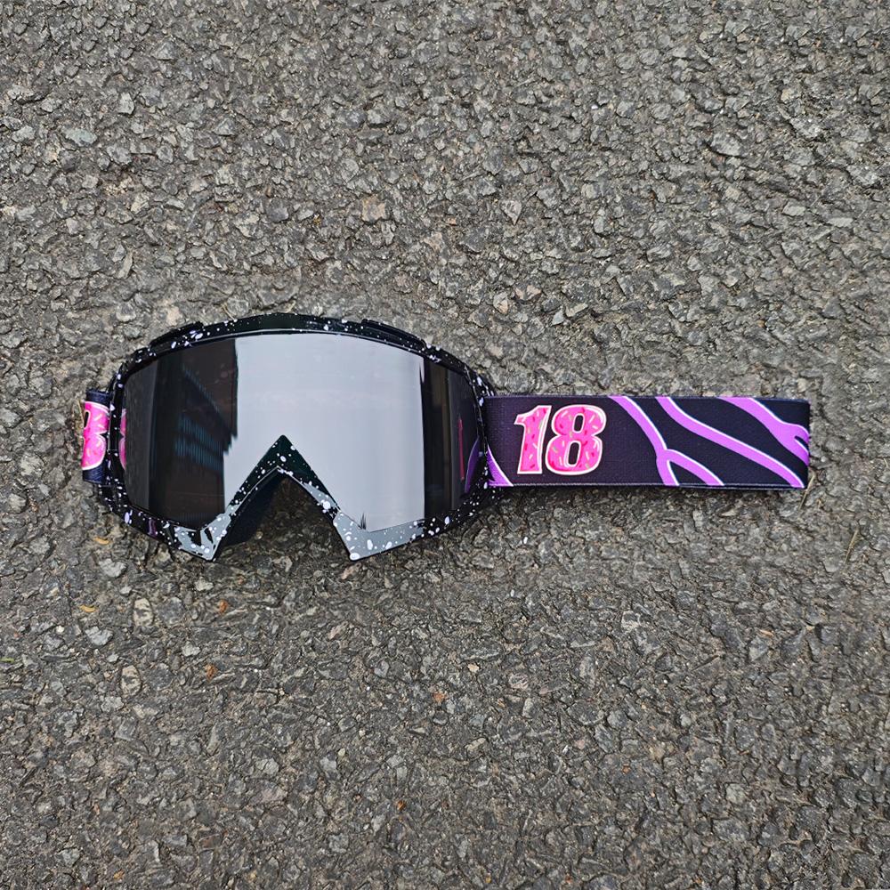 2025 Мотоциклетные лыжные очки Очки для езды на велосипеде Персонализированные печатные лыжные очки Ветрозащитный вентилируемый антибликовый очки
