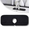 Kitchen Faucet Absorbent Mat Sink Splash Guard Microfiber Faucet Splash Catcher Countertop Protector With Button 2 Size Choose