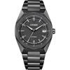Мужские часы Citizen Attesa Eco-Drive на солнечной батарее Черный титан 3 стрелки Водонепроницаемые Аналоговые Сапфировое стекло