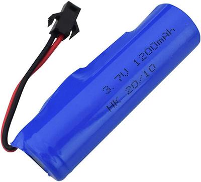 LiPo Аккумулятор 1S 3.7V 1200mAh для RC Внедорожников и Грузовиков | Разъем SM | Длительное Время Работы | Синий