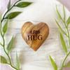 1pc Little Pocket Hug Wooden Heart Tokens I Miss You Crafts Supplies for Friends Portable Creative Gift Valentine's Day Gift