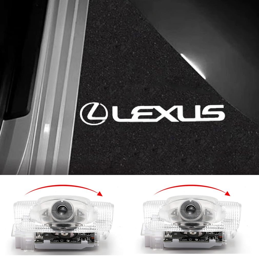 Подсветка вежливости Yaoperfor, приветственная подсветка двери, лампа вежливости, светодиодная проекция логотипа для Lexus IS