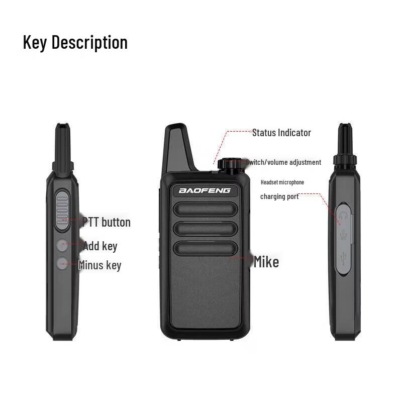 Легкая рация BAOFENG BF-888S Plus (Упаковка из двух штук) (Китайская версия)