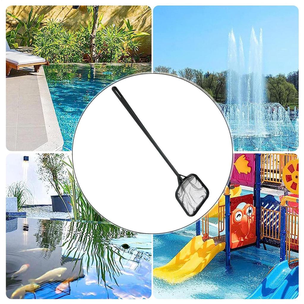 Сачок для бассейна Сачок для глубокой воды Очистка от листьев и мусора Сачок для пруда Инструменты для чистки аквариума Портативные аксессуары