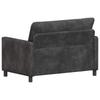 Sofa Dark Grey 126 x 81 x 87.5 cm Polyester